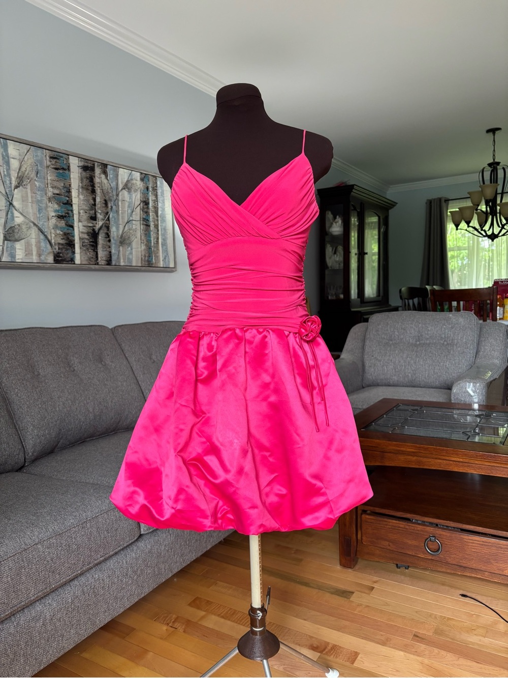80s Vintage Pink Dress